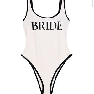 We wore what Bride swimsuit